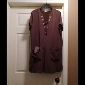 Linen blend lovers and friends lightweight dress